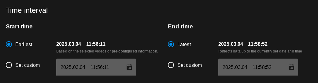 Time interval